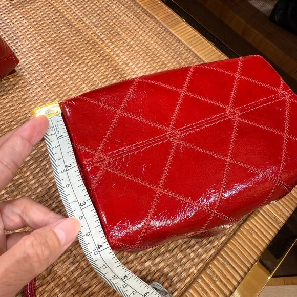 Best Price‼️Tory Burch Willa E/W Drawstring Bag 175743 Berry $500 - Picture 10 of 11